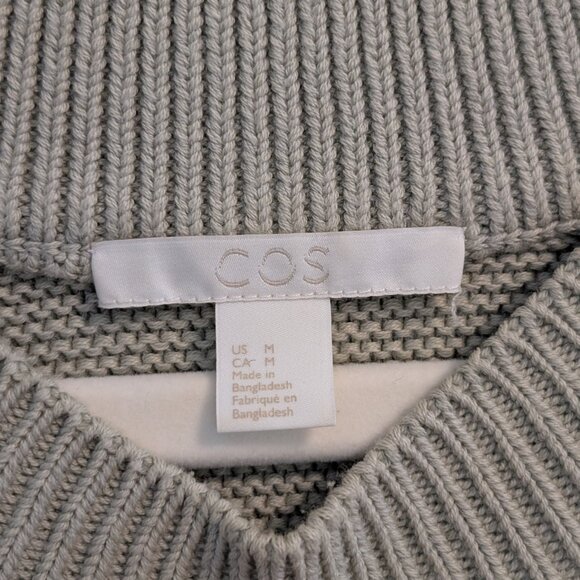 COS heavy-knit cotton sweater, size medium - Picture 4 of 4